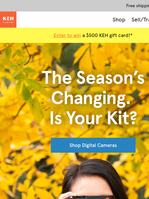 keh newsletter: Your next camera might be here 🍂