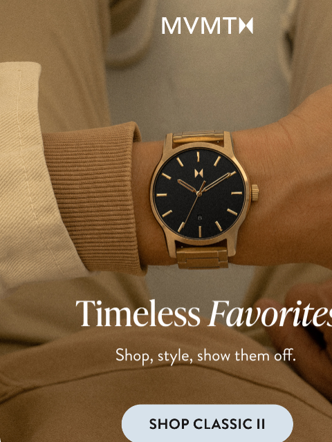 mvmt newsletter: Keep It Classic