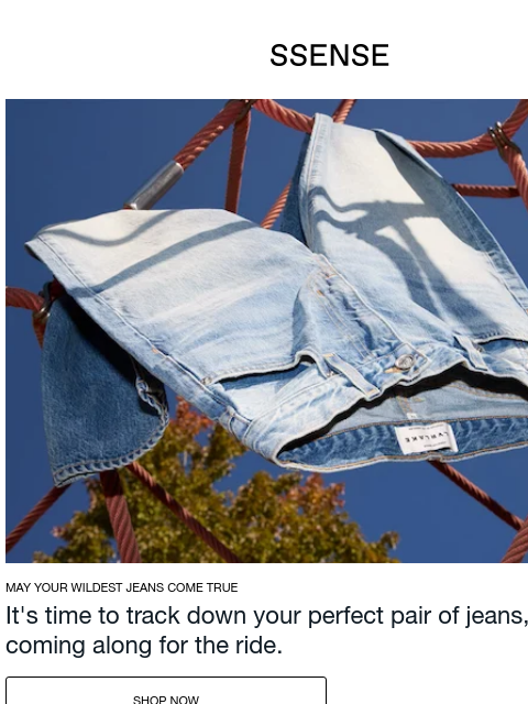 ssense newsletter: The Only Jean Report That Matters