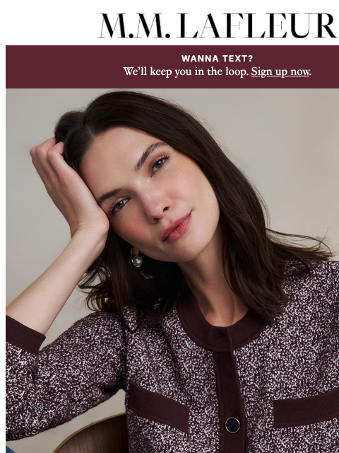mmlafleur newsletter: She’s all that.