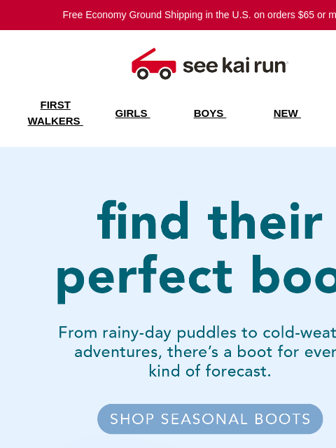 seekairun newsletter: Boots for Whatever Weather ☁️