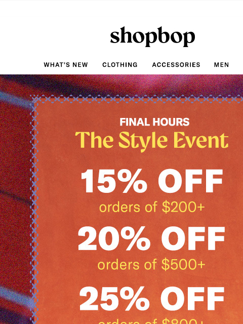 Use code STYLE ‌ ‌ ‌ ‌ ‌ ‌ ‌ ‌ ‌ ‌ ‌ ‌ ‌ ‌ ‌ ‌ ‌ ‌ ‌ ‌ ‌ ‌ ‌ ‌ ‌ ‌ ‌ ‌ ‌ ‌ ‌ ‌ ‌ ‌ ‌ ‌ ‌ ‌ ‌ ‌ ‌ ‌ ‌ ‌ ‌ ‌ ‌ ‌ ‌ ‌ ‌ ‌ ‌ ‌ ‌ ‌ ‌ ‌ ‌ ‌ ‌ ‌ ‌ ‌ ‌ ‌ ‌ ‌ ‌ ‌ ‌ ‌ ‌ ‌ ‌ ‌ ‌ ‌ ‌ ‌ ‌ ‌ ‌ ‌ ‌ ‌ ‌ ‌ ‌ ‌ ‌ ‌ ‌