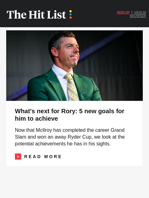 golfdigest newsletter: NCAA champ penalized for rules gaffe