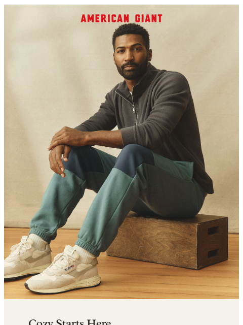 american-giant newsletter: Relaxed Styles for Downtime