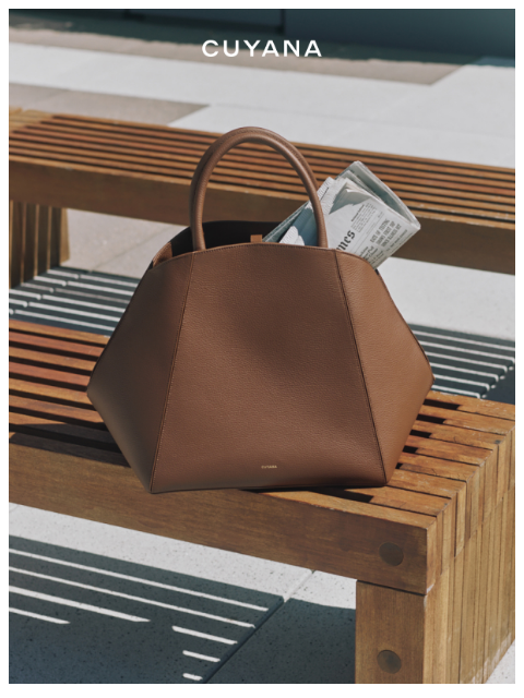cuyana newsletter: Our Bags in the Press