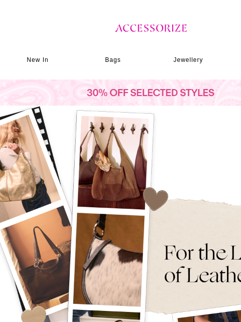 accessorize newsletter: Your new long-term love 💕 