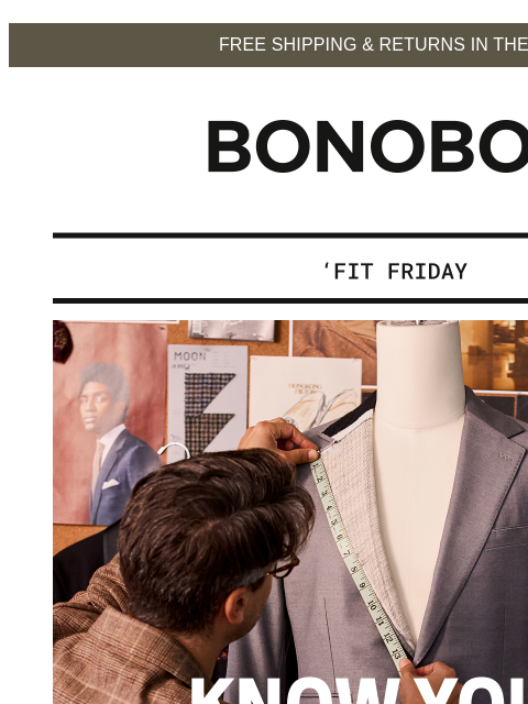 bonobos newsletter: Let’s Get You in a Blazer