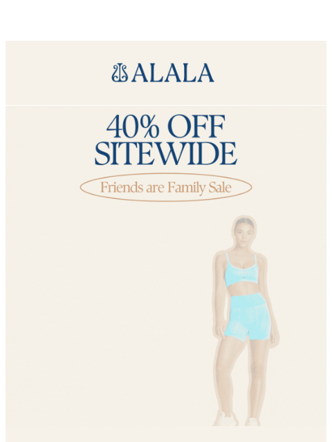 alalastyle newsletter: Move Into Fall w 40% OFF Sitewide