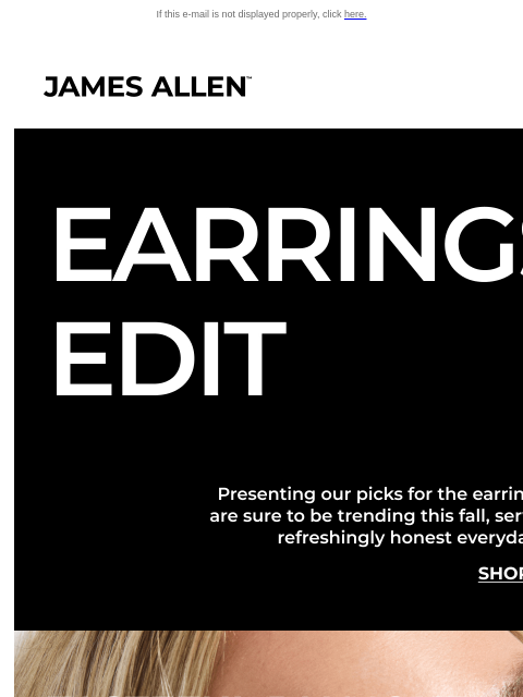 jamesallen newsletter: Trending Earring Styles For Fall