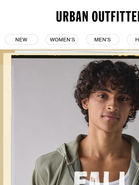 urbanoutfitters newsletter: wearing your fav hoodie >>>