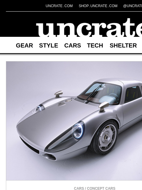 uncrate newsletter: Aerfal AE94 Porsche Conversion & more