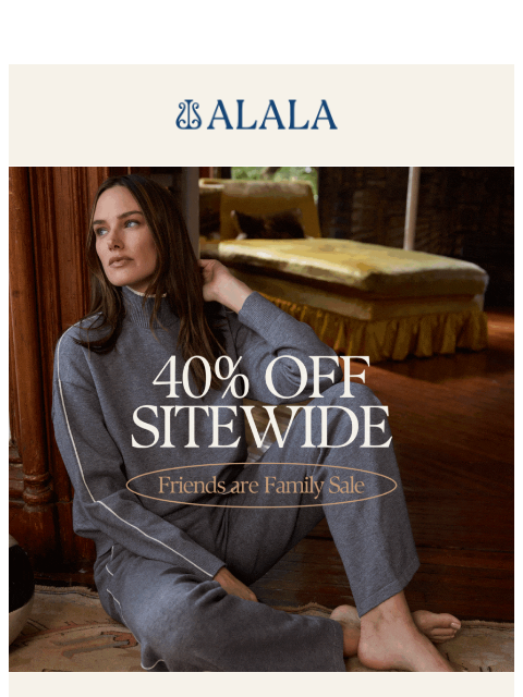 alalastyle newsletter: Last Weekend of 40% Off Sitewide