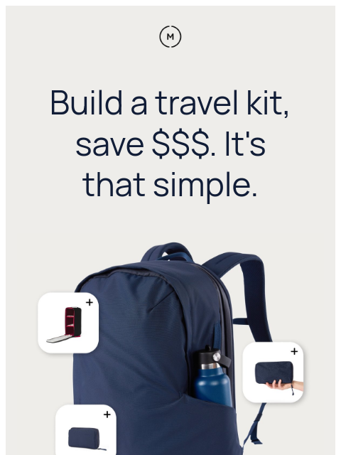 shopmoment newsletter: Build your own travel kit