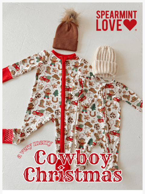 spearmintlove newsletter: A Very Merry Cowboy Christmas 🤠