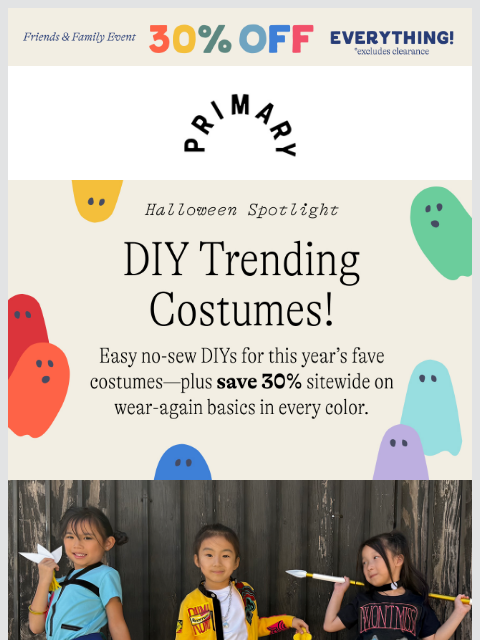 primary newsletter: Easy DIY Costume Alert 🎃 Kpop Demon Hunters, Labu...