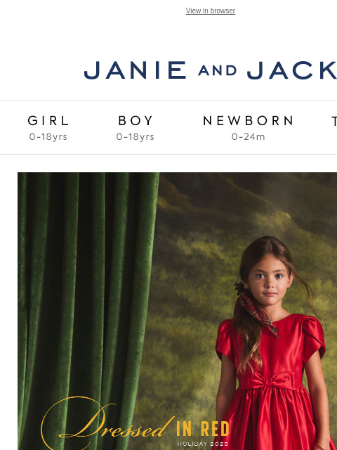 janieandjack newsletter: Red is trending (and so are these)
