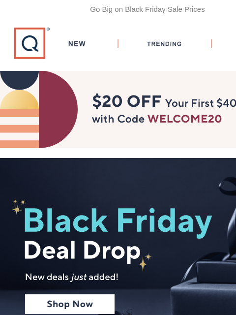 qvcemail newsletter: New Deal Drop! Shop Your Cart Out