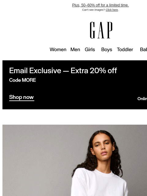 gap newsletter: The Heavyweight Tee