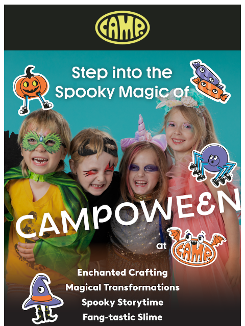 camp newsletter: Step into spooky magic this weekend 👻