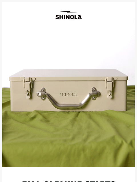 shinola newsletter: A Proper Home for Your Watches