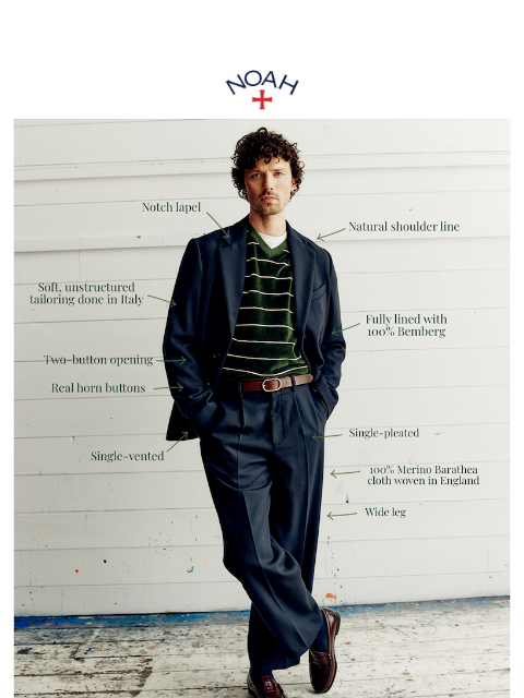 noahny newsletter: The Barathea Wool Suit