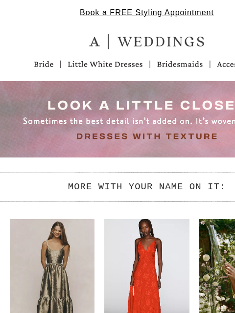 anthropologie newsletter: Look a little closer: brocade & jacquard