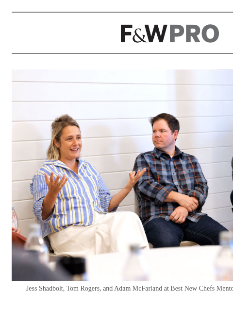 foodandwine newsletter: So what happens after you become a Best New Chef?