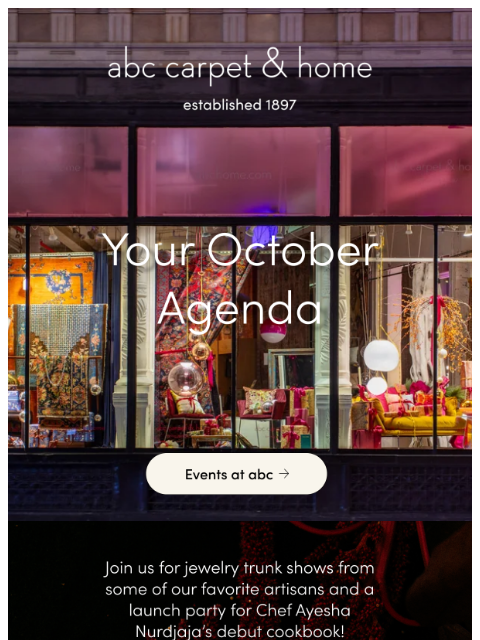 abchome newsletter: Your October Agenda