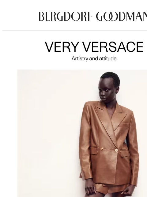 bergdorfgoodman newsletter: Just In: VERSACE Fall Winter 2026