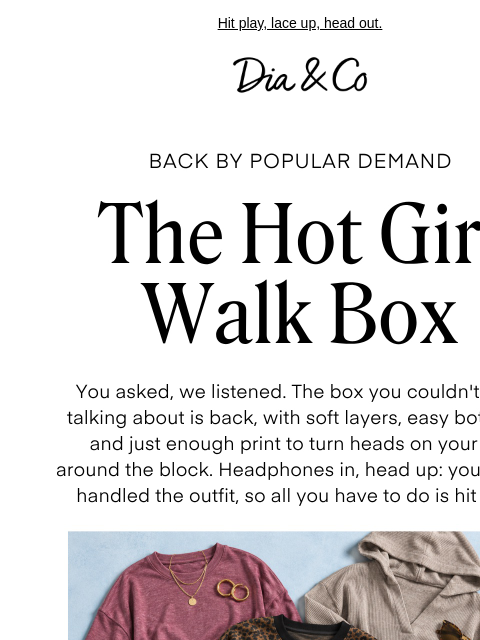 dia newsletter: Coffee in one hand, compliments in the other