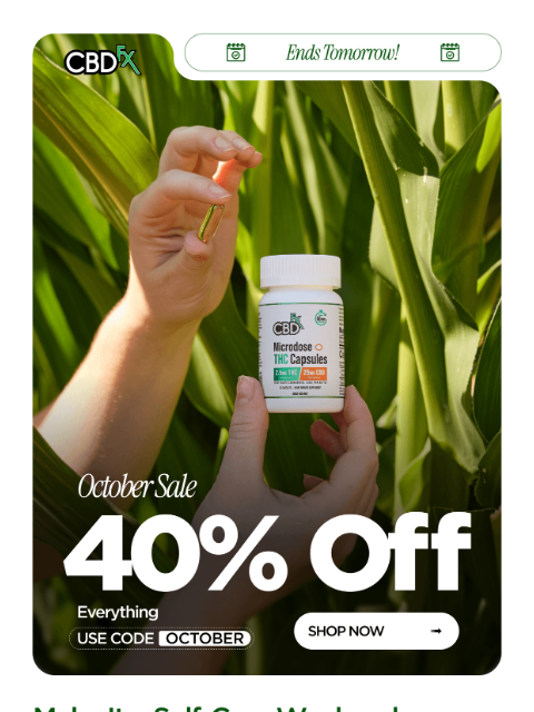 cbdfx newsletter: Saturday night shopping, anyone?
