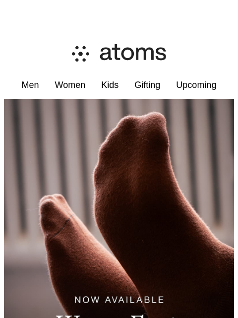 atoms newsletter: The winter socks are here