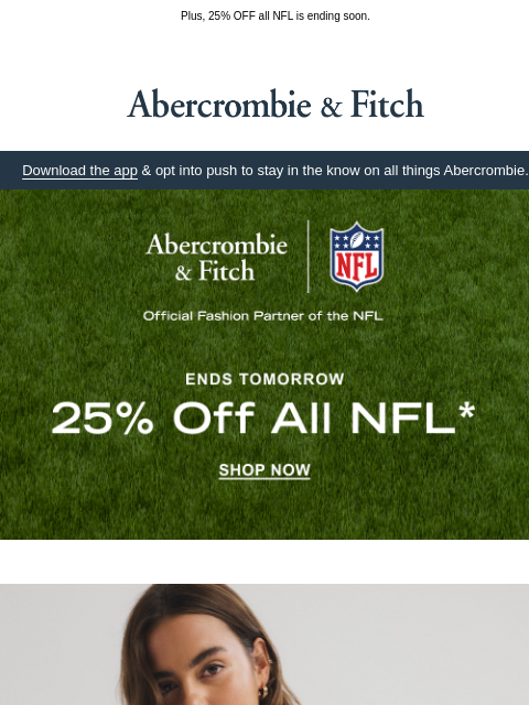 abercrombie newsletter: New sweaters are your next staples.