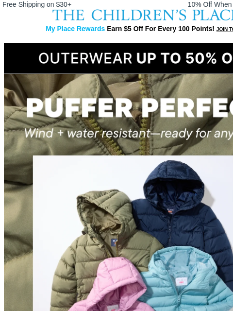 childrensplace newsletter: 3 Jackets You Need for the Fall Season