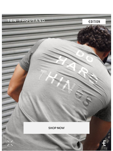 tenthousand newsletter: Limited Run: Do Hard Things Edition