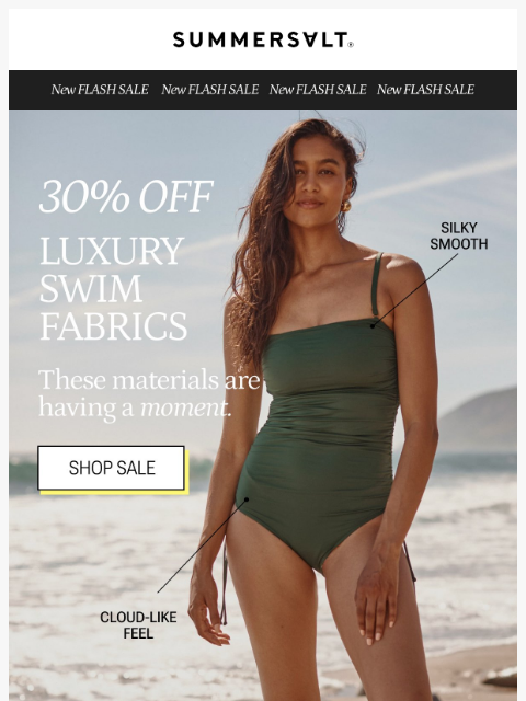 summersalt newsletter: New To Sale: Luxury Fabrics