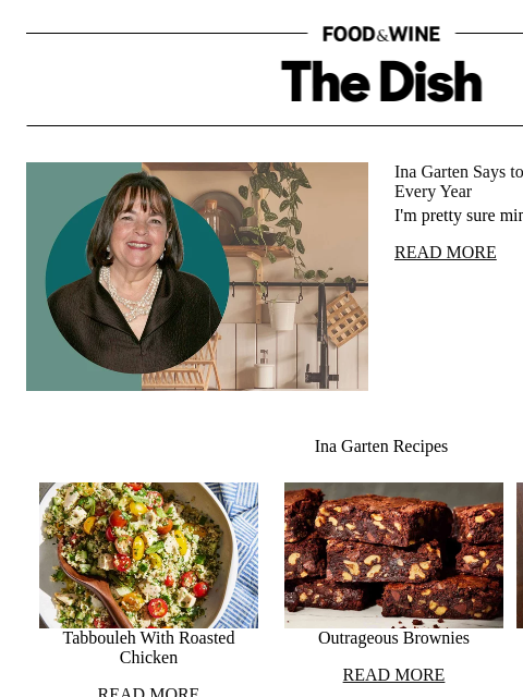 foodandwine newsletter: Ina Garten Says to Replace This Kitchen Tool Every...