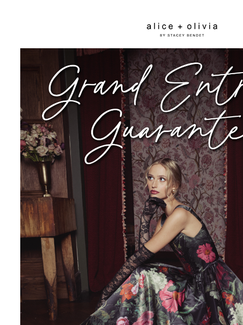 aliceandolivia newsletter: GOWN GOALS