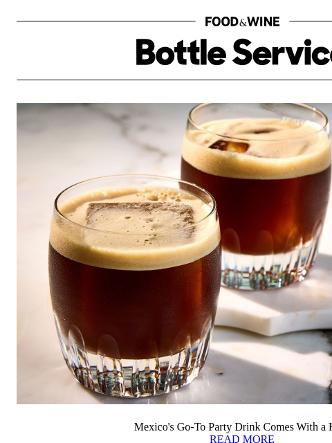 foodandwine newsletter: Mexico's Go-To Party Drink Comes With a Kick