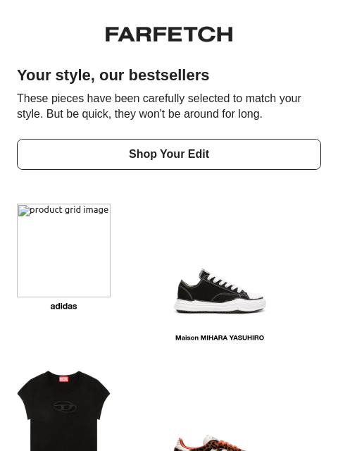 farfetch newsletter: Shop the bestsellers