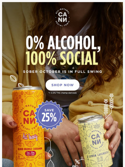 drinkcann newsletter: happy sober october :)