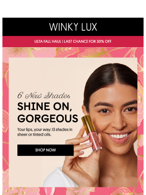 winkylux newsletter: Now Trending: Hydrating Lip Oils