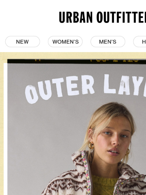 urbanoutfitters newsletter: favorite fall jackets 🍁