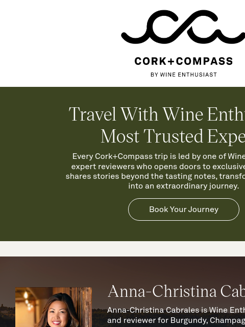 wineenthusiast newsletter: Travel With Wine Enthusiast's Most Trusted Experts
