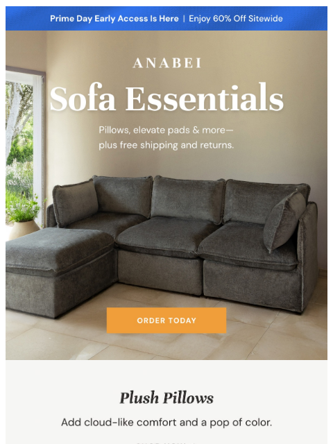 anabei newsletter: The Essentials for Custom Comfort