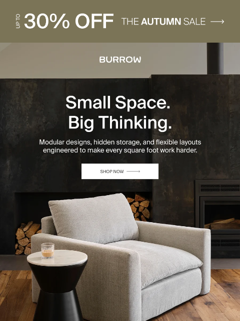 burrow newsletter: Make more of your space this fall