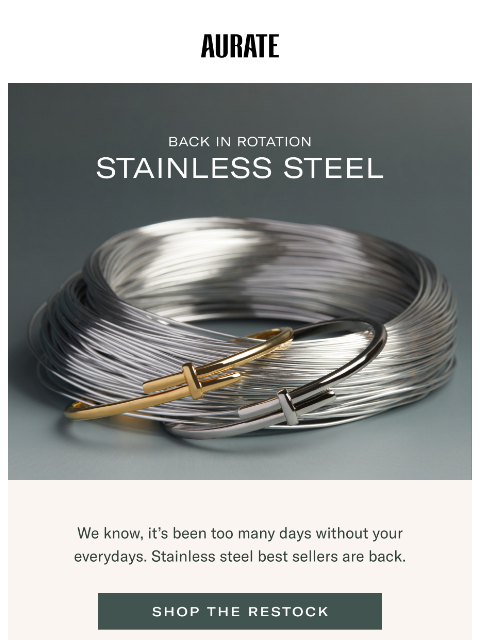 auratenewyork newsletter: BACK IN ROTATION
