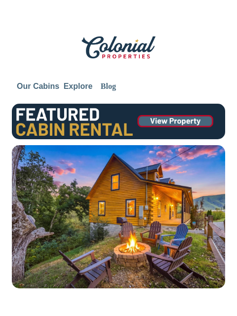 colonialproperties newsletter: Meet Bougie Bear Den, upscale and then some
