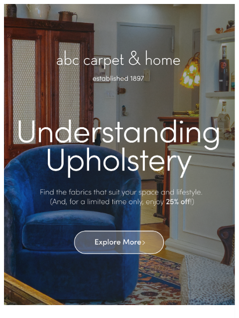 abchome newsletter: How to Order Upholstered Furniture
