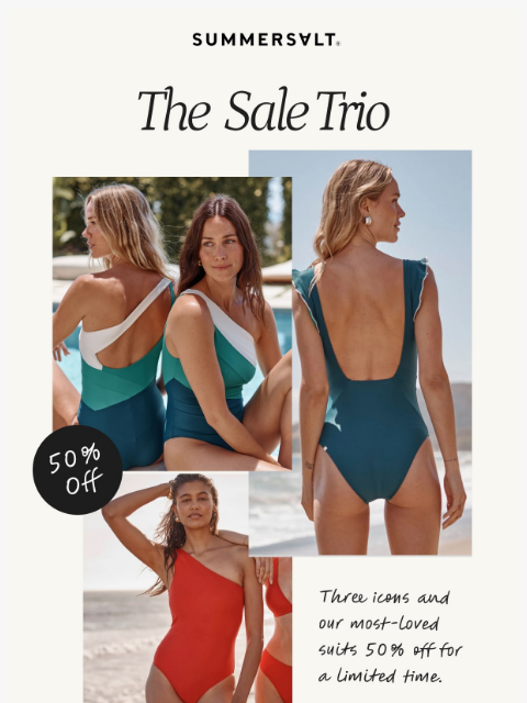 summersalt newsletter: Our Best for Way, Way Less